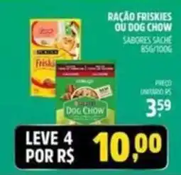 Spasso Sabores Ração friskies ou dog chow oferta
