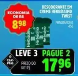 Spasso Sabores Desodorante em creme herbissimo twist oferta