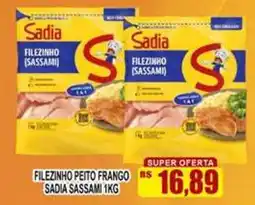 Supermercado leal Filezinho peito frango sadia sassami oferta