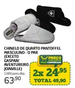 Cooper Chinelo de quarto pantoffel masculino - o par oferta