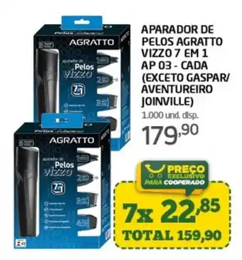 Aparador de pelos agratto vizzo 7 em 1