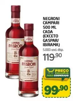 Cooper Negroni campari oferta