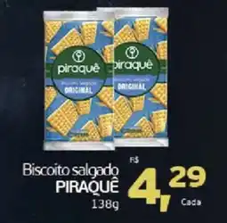 Cometa Supermercados Biscoito salgado piraquê oferta