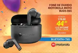Lojas Cem Fone de ouvido motorola moto buds 065 oferta