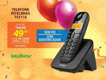 Lojas Cem Telefone intelbras ts3110 oferta