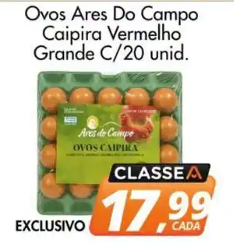 Delta Supermercados Ovos ares do campo caipira vermelho grande oferta