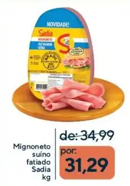 Coop Mignoneto suíno fatiado Sadia oferta