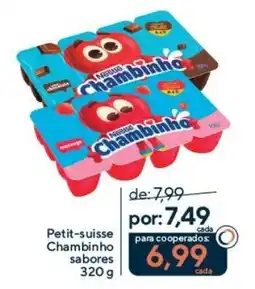Coop Petit-suisse Chambinho sabores oferta