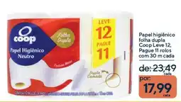 Coop Papel Higiênico Neutro oferta