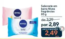 Coop Sabonete em barra Nivea fragrâncias oferta