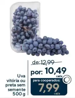 Coop Uva vitória ou preta sem semente oferta