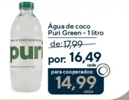 Coop Água de coco puri green oferta