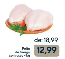 Coop Peito de frango com osso oferta