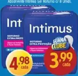 Supermercados Guanabara Intimus noturno extra proteção oferta