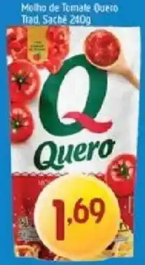 Supermercados Guanabara Molho de Tomate Quero Trad. Sachê oferta