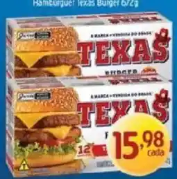 Supermercados Guanabara Hambúrguer texas burger oferta