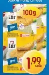 Supermercados Guanabara Steak de Frango Lar 100g oferta