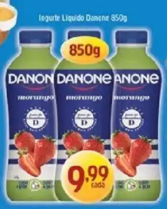 Supermercados Guanabara Iogurte Líquido Danone morango oferta