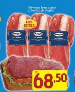 Supermercados Guanabara Filé-Mignon Bovino e Vácuo c/ Cordão Anglo (Peça) kg oferta