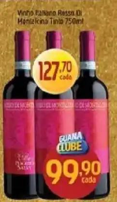 Supermercados Guanabara Vinho italiano rosso di montalcino tinto oferta