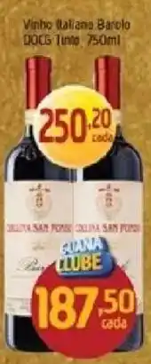 Supermercados Guanabara Vinho italiano barolo docg tinto oferta
