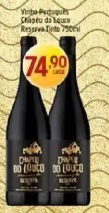 Supermercados Guanabara Chapéu do Louco Reserva Tinto oferta