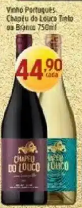 Supermercados Guanabara Chapeu do Louco Tinto ou Branco oferta