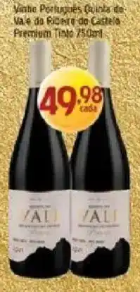 Supermercados Guanabara Vinho Português Guinda do Vale do Rio Douro do Castelo Premium Tinto oferta