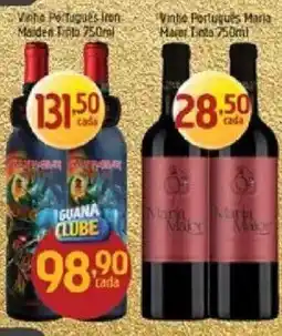 Supermercados Guanabara Vinho Português Iron Maiden Tinto oferta