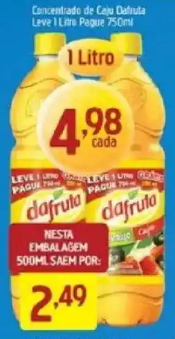 Supermercados Guanabara Concentrado de Caju Dafruta oferta