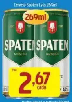Supermercados Guanabara Cerveja Spaten Lata oferta