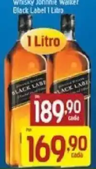 Supermercados Guanabara Whisky Johnnie Walker Black Label oferta