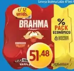 Supermercados Guanabara Cerveja brahma latão oferta