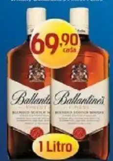 Supermercados Guanabara Ballantine's finest blended scotch whisky oferta