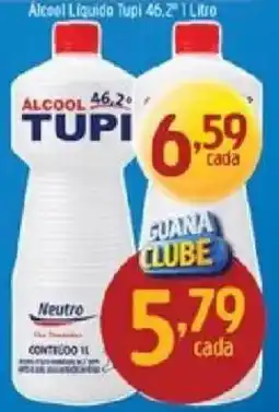Supermercados Guanabara Alcool liquido tupi 46,2° l litro oferta