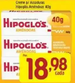 Supermercados Guanabara Creme p/ Assaduras Hipoglos Amêndoas oferta