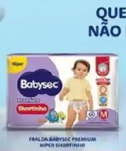 Supermercados Guanabara Fralda babysec premium hipper shortinho oferta
