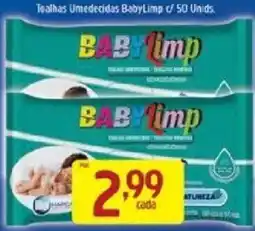 Supermercados Guanabara Tealhas umedecidas baby limp oferta