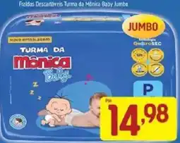 Supermercados Guanabara Fraldas descartáveis turma da mônica baby oferta