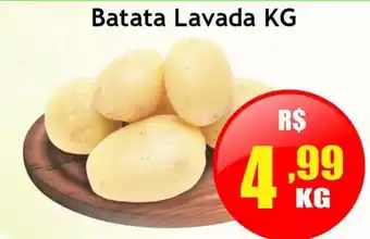 Supermercado Kibe Batata lavada kg oferta