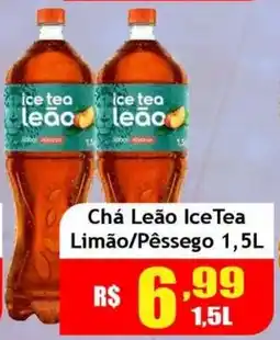 Supermercado Kibe Chá Leão IceTea Limão/Pêssego oferta