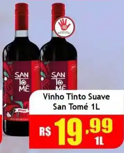 Supermercado Kibe Vinho Tinto Suave San Tomé oferta