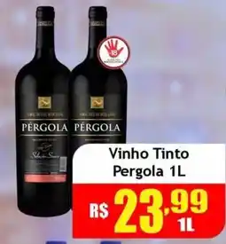 Supermercado Kibe Vinho Tinto Pergola oferta