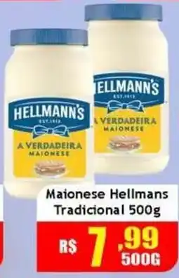 Supermercado Kibe Maionese hellmans tradicional oferta