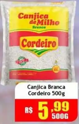 Supermercado Kibe Canjica branca cordeiro oferta
