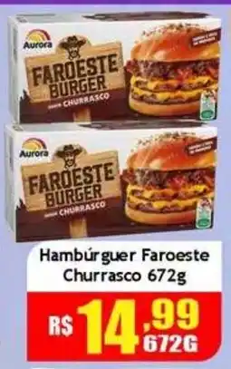 Supermercado Kibe Hambúrguer Faroeste Churrasco oferta