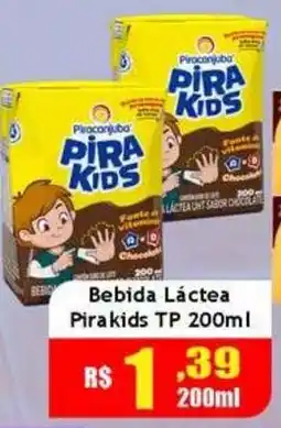 Supermercado Kibe Bebida Láctea Pirakids TP oferta