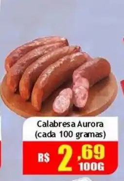 Supermercado Kibe Calabresa aurora oferta
