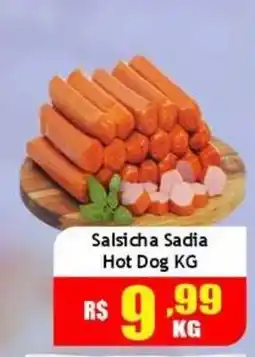 Supermercado Kibe Salsicha Sadia Hot Dog KG oferta