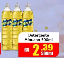 Supermercado Kibe Detergente Minuano oferta